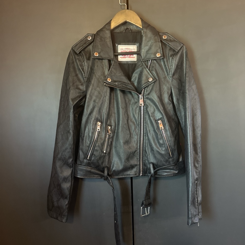 Levi’s Faux Leather Python Jacket - image 7
